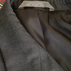 Executive Collection Gray Double Breasted Suit